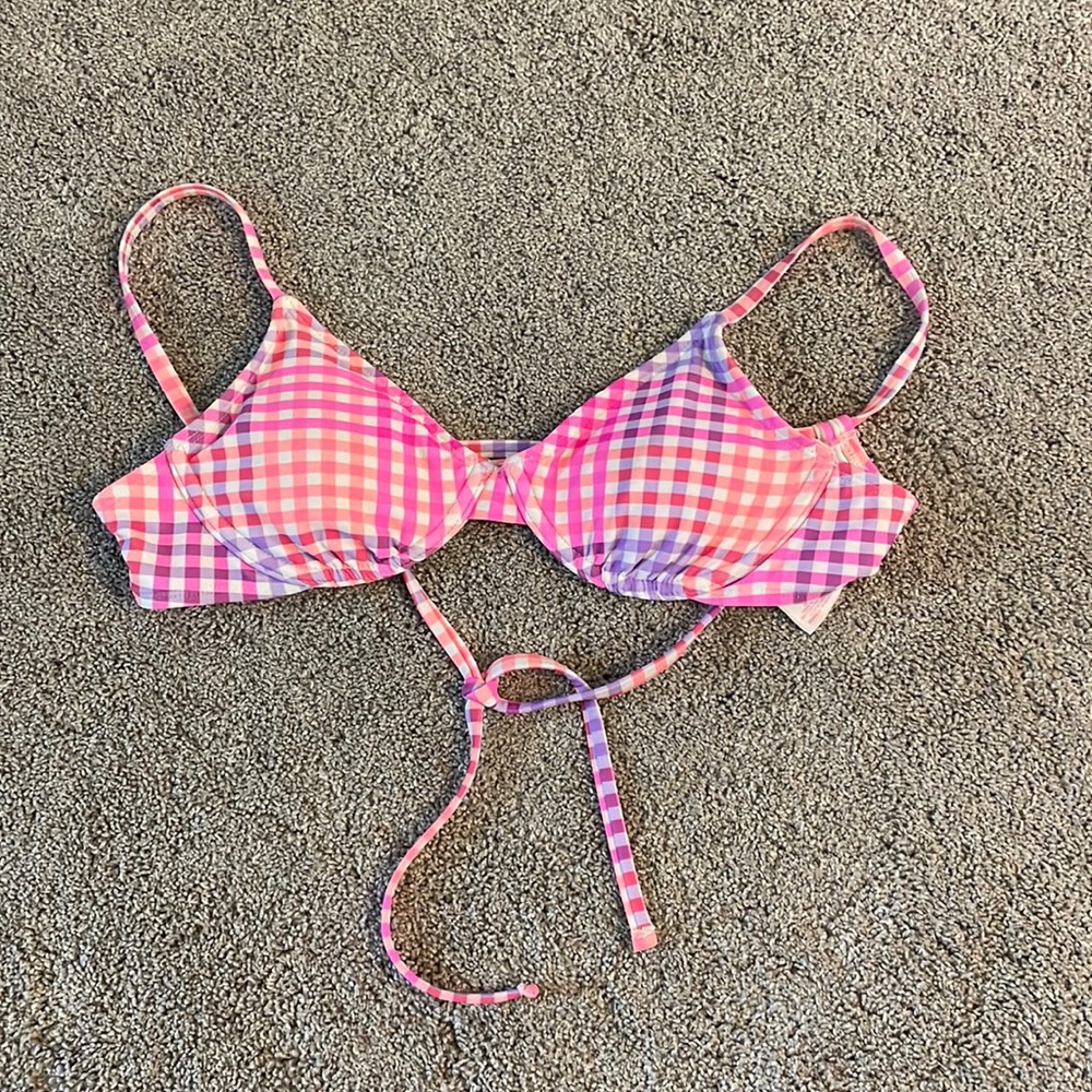 Target Gingham Bikini Top